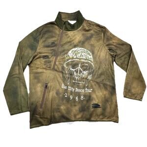 Mens Order Plus Green Jacket Hue City Peace Tour 1968 Size 4XL